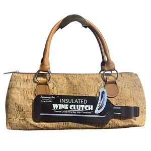 Primeware Insulated Wine Clutch Handbag Purse